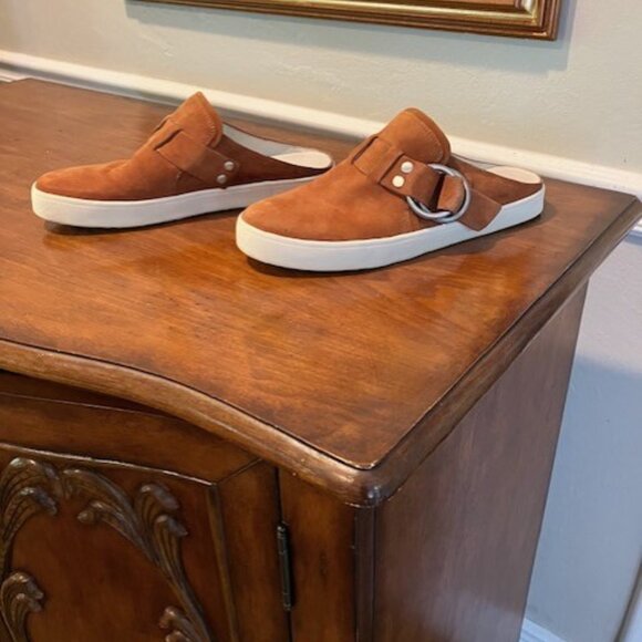 10 CROSBY DEREK LAM Leneya Rust Suede Mule Sneaker - Women's Size 9M - Picture 4 of 6